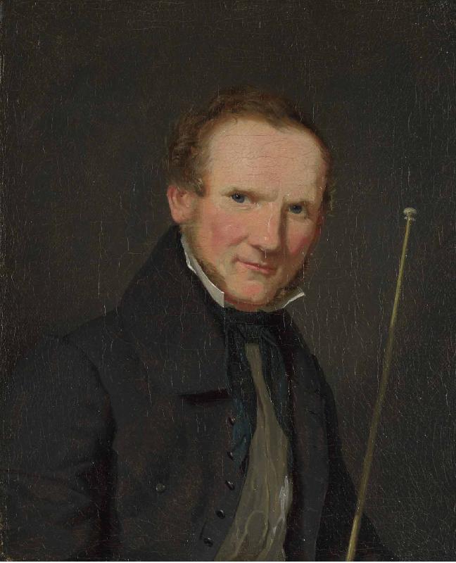 Christen Kobke Portrait of Wilhelm Bendz Sweden oil painting art